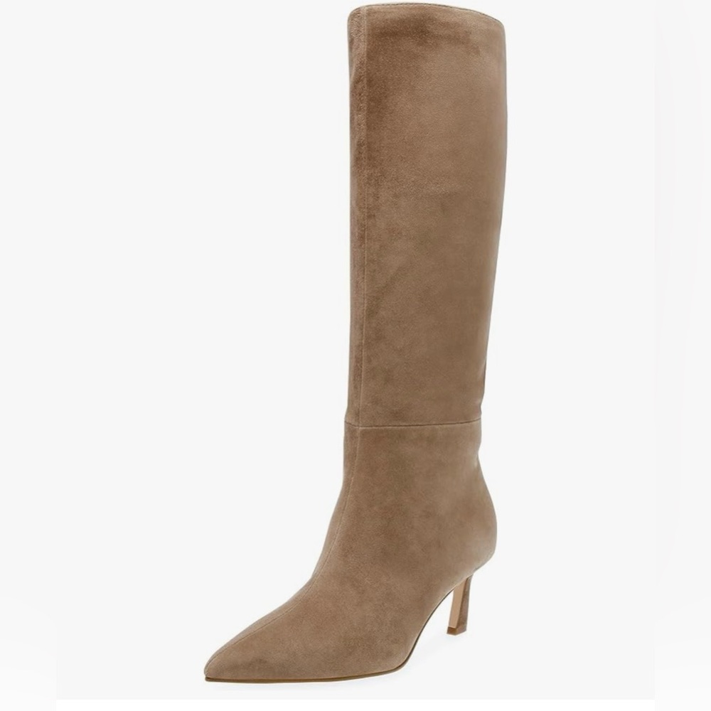 Steve Madden Tall Suede Knee-High Boot in Taupe